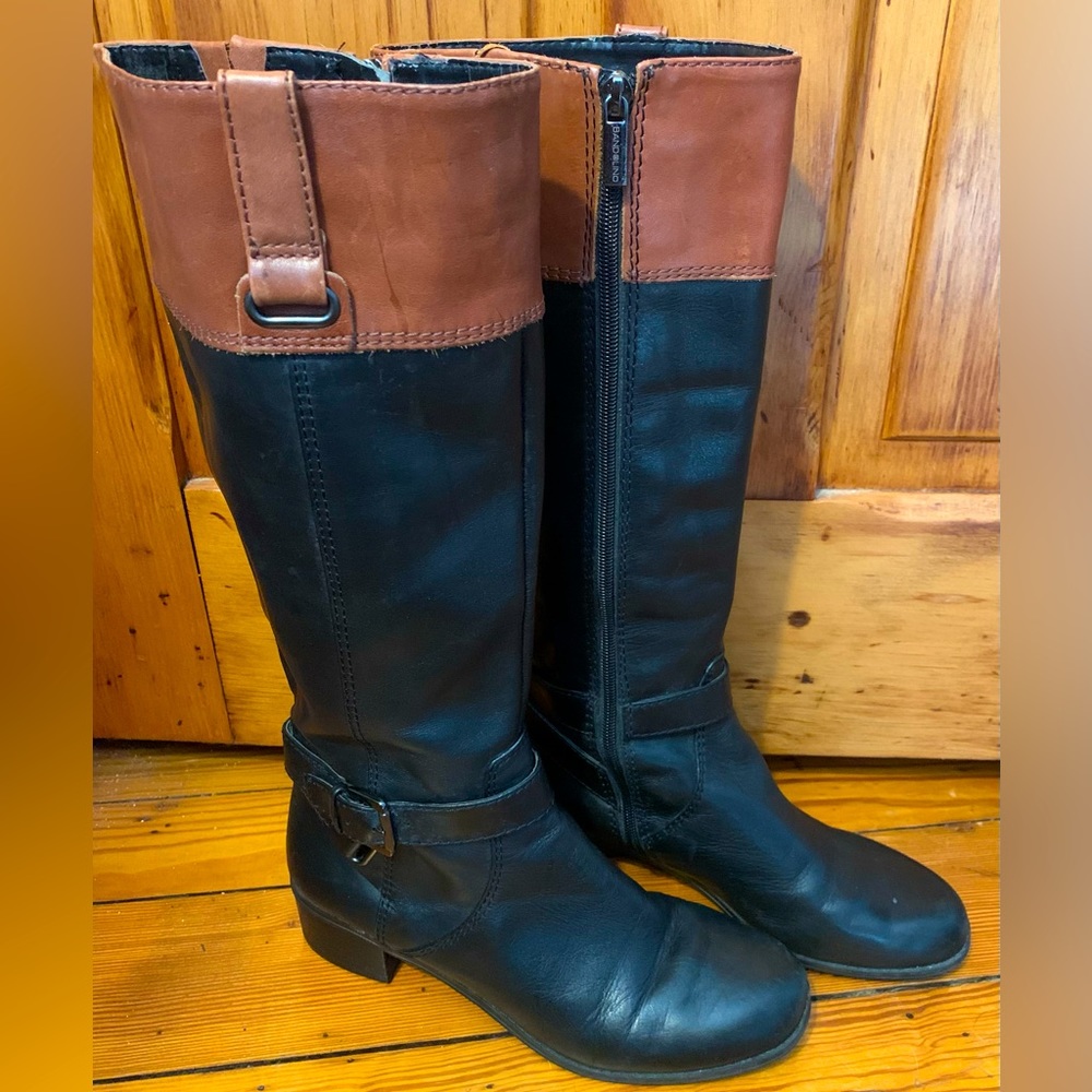 Bandolino Tall Leather Riding Boot.